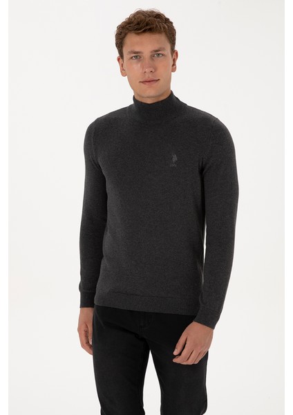 Erkek Antrasit Melanj Kazak /triko 50307783-VR081 modelleri