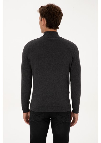 Erkek Antrasit Melanj Kazak /triko 50307783-VR081 indirimleri