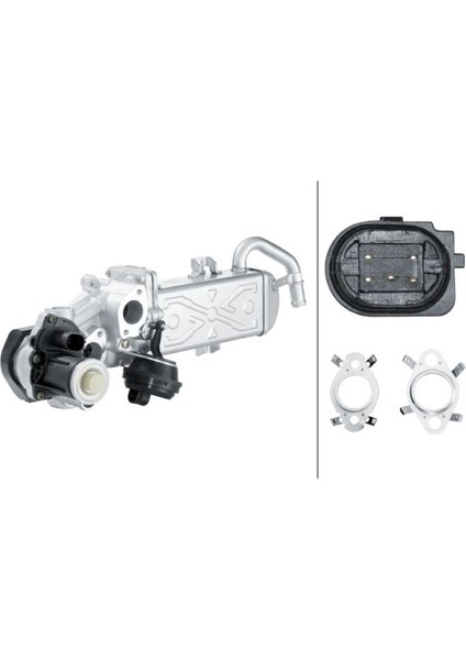 EGR VALFİ SOĞUTUCU CADDY-JETTA-GOLF6-PASSAT-SUPERB-OCTAVIA-A3-LEON 20091.6TDI CAYA-B-C-D 03L131512CF 03L131512DQ 03L131512AT