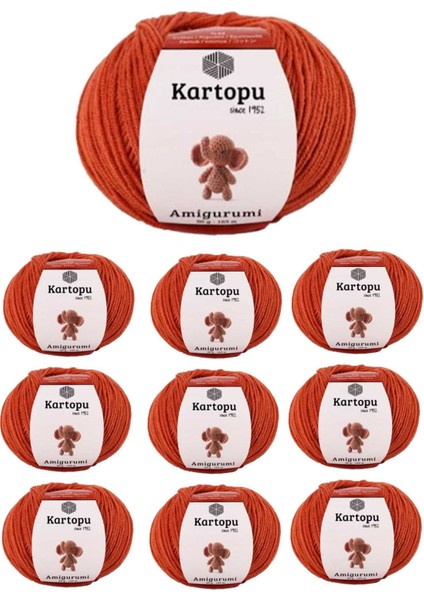 10 Adet Amigurumi El Örgü Ipi 50GR 269