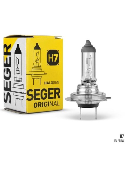 AMPUL H7 125 55W PX26D STANDART YENİLEME 3.500K STANDART IŞIK (10 ADET)