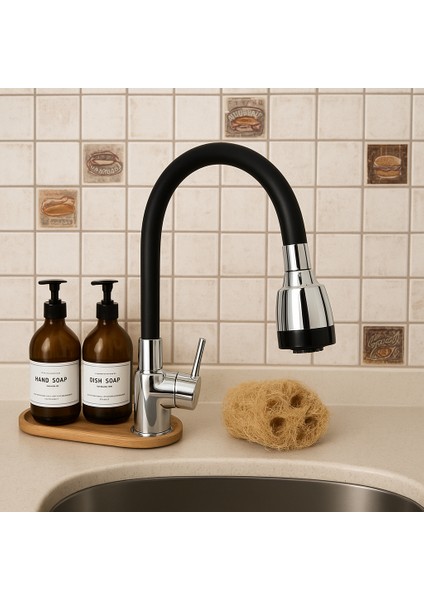 Premium 2 Fonksiyonlu Silikon Musluk Başlığı – Su Tasarruflu ve Döner Başlık fiyatları