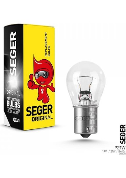 AMPUL P21W 125 21W BA15S 93 STANDART YENİLEME (10 ADET) indirimleri