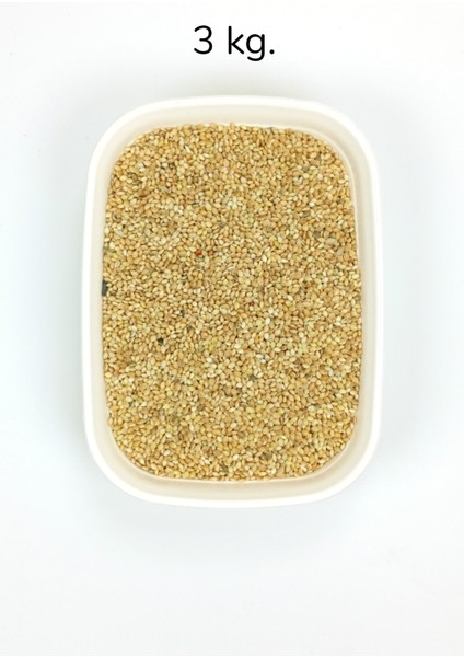 Muhabbet ve Tüm Egzotik Kuşlar Için Doğal Taze Tane Sarı Darı - 3 kg