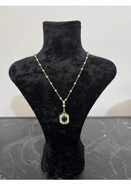 Çelikmini Dorika Taşlı Parlak Işıltılı Leyla Kolye fiyatları