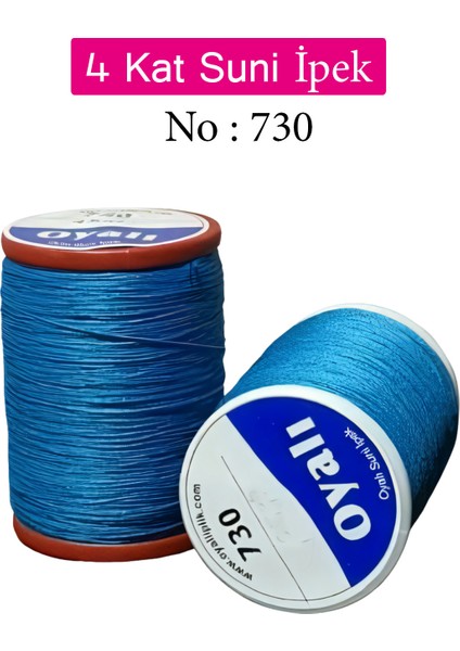 Oyalı 4 Kat Suni Ipek Iplik Iğne Oyası Boncuk Ipi Tığ Oyası NO:730