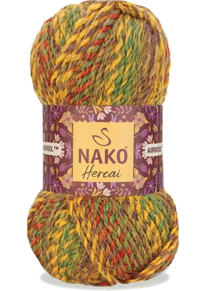 5 Adet Hercai Ebruli Hırka Kazak Atkı Bere El Örgü Ipi Yünü 7252 fiyatları