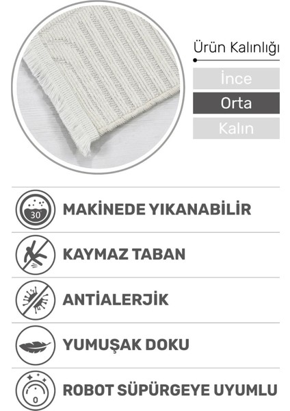 Revna Yuvarlak Halı | Yıkanabilir, Kaymaz Taban, Modern Salon ve Mutfak Halısı fiyatları