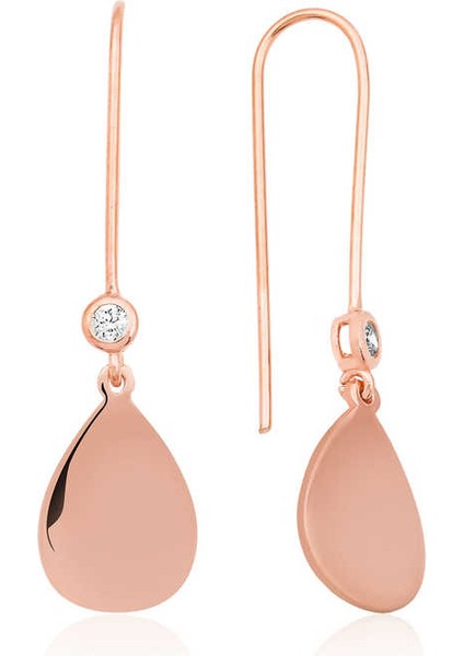 925 Ayar Gümüş Sallantılı Damla Küpe EA1160203 (292292)