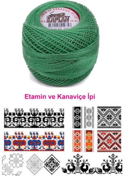 Kaplan Etamin ve Kanaviçe Ipi 8 No Kod/renk: 110 - Royaleks fiyatları