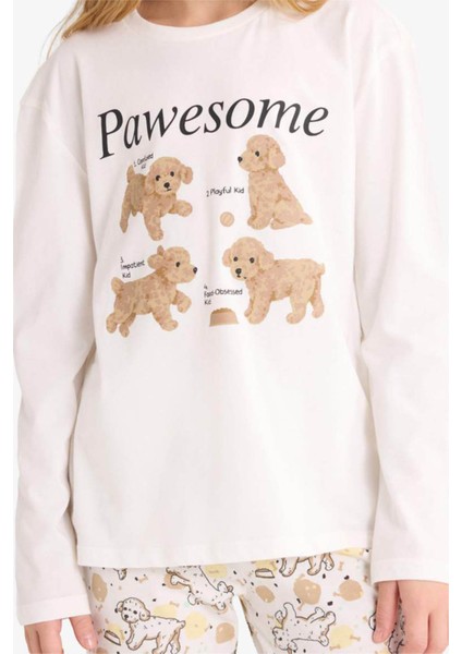 Bej Kız Çocuk Alt-Üst Takım F6230A8/BG759 modelleri