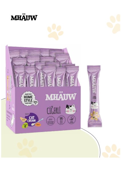 Cigerli Kedi Ödül Kreması 50 Li Paket