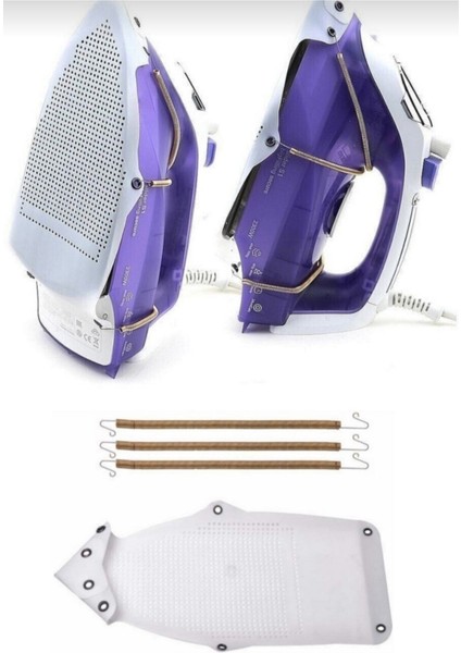 Teflon Ütü Altlığı 4 mm %100 Pirinç Yay ve Pirinç Halka ROYALEKS-A1326