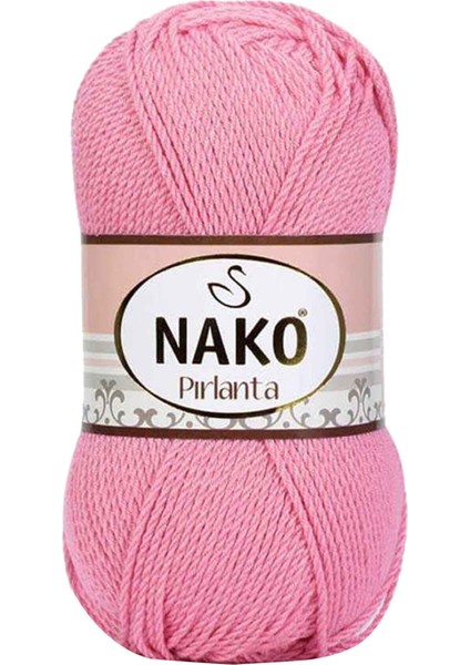 1 Adet Pırlanta Amigurumi El Örgü Ipi Yünü Pembe 6740