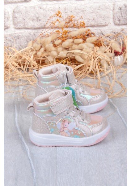 946.P25K.419 Klint Bej Işıklı Kız Çocuk Bot fiyatları