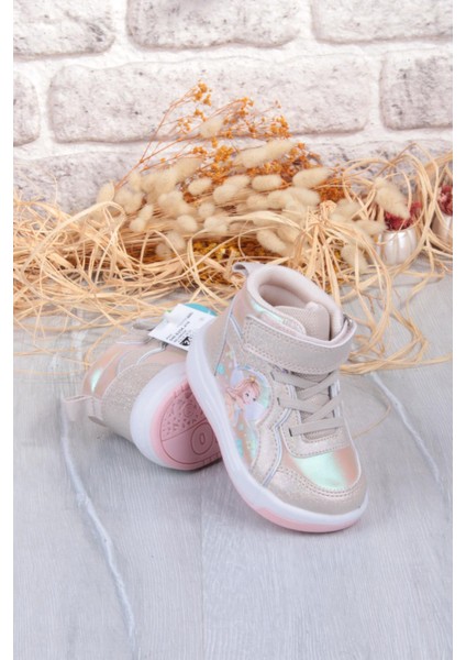 946.P25K.419 Klint Bej Işıklı Kız Çocuk Bot indirimleri