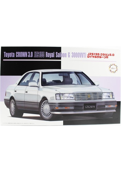 ID-271 04608 1/24 Ölçek, Toyota Crown 3.0 Royal Saloon G (JZS155), Otomobil Plastik Model Kiti