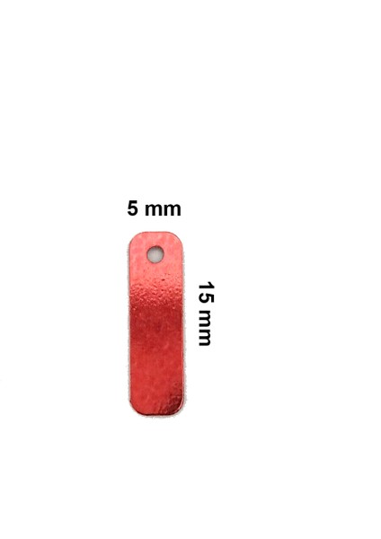 Açık Kırmızı 15 x 5 mm Dantel Oya Yazma Halhal Abiye Lazer Kesim Pul 200 Adet / 8 Gram fiyatları