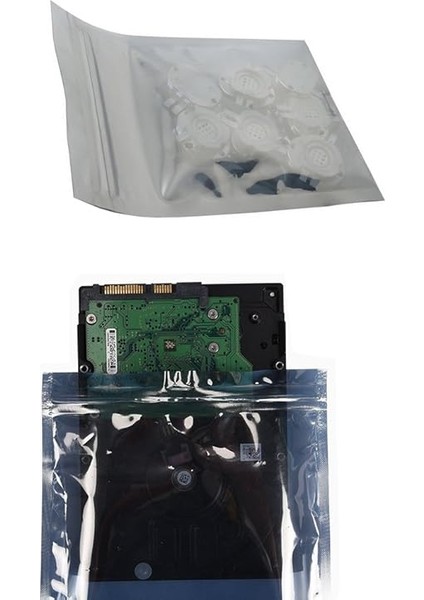 60 Adet Antistatik Tekrar Kapatılabilir Torba, Esd Antistatik Koruma Için Ziplock Çanta Yarı Saydam SSD HDD Elektronik Cihaz Için Tekrar Kullanılabilir 15 x 20 cm 8 x 13 cm 10 x 16 cm fırsatları