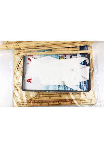 Türk Model 1/35 107 Vega Yelkenli, 87 Cm. Ahşap Model Kiti fiyatları