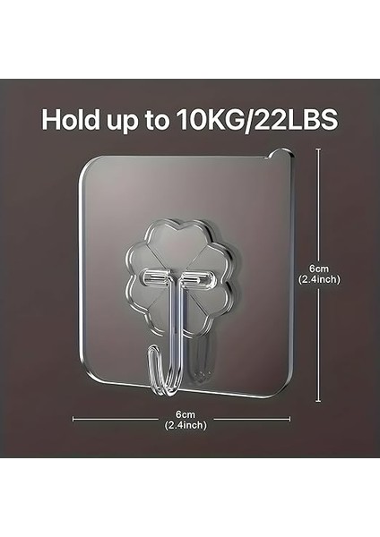 Duvar Kancaları, Şeffaf, 3'lü Set fiyatları