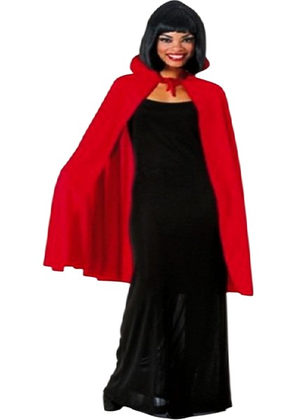 Kırmızı Kısa Pelerin Yetişkin