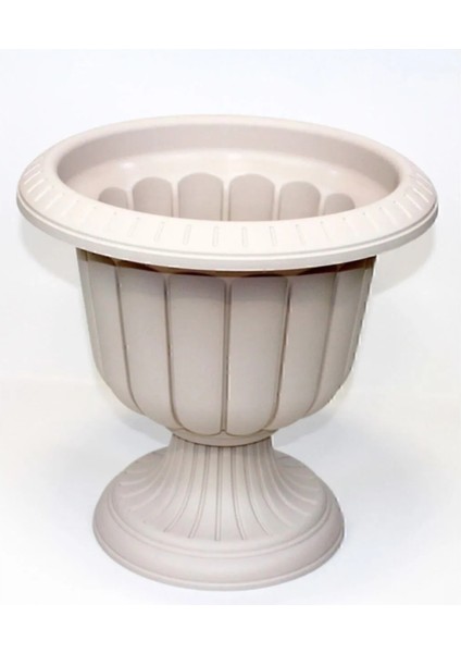 9,8 Litre Nergis Ayaklı Saksı Kırık Beyaz ROYALEKS-N001