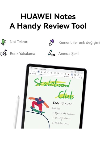 Huaweı Matepad 11.5s Papermatte Edition,çıkarılabilir Klavye 8GB+256GB Tablet+(3.nesil Pencil +10K Anker Power Bank) Hediye indirimleri