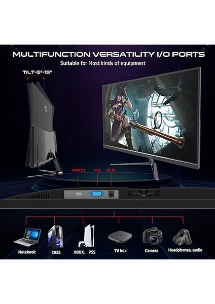 GOES24FHD120IPS Essential 23,8" Fhd, 120Hz, 0,5ms Hızlı Ips, Ps5 Destekli Siyah Oyuncu Monitörü modelleri