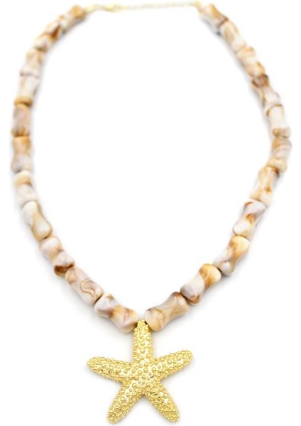 Deniz Kabuklu Yıldız Kolye - Altın fiyatları