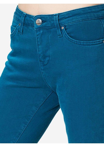 Cepli Jean Kadın Pantolon Petrol K1853105_010 fırsatları