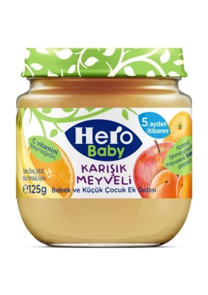 Bfs Hero Baby Karışık Meyveli Kavanoz Mama 125 gr