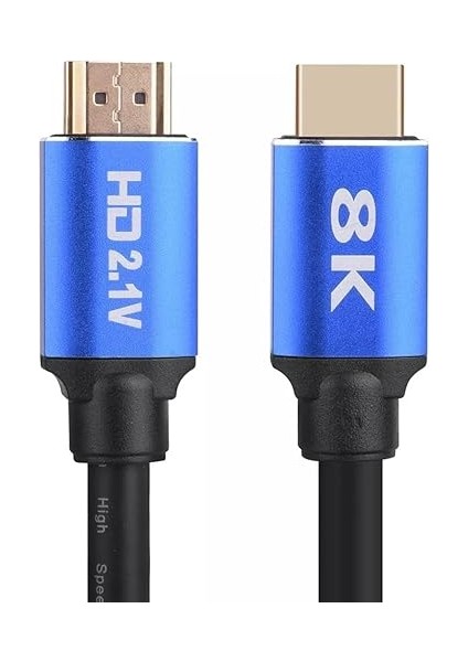 9250 0.5 Metre 8k Ultra Hd 2.1V 48GBPS Altın Kaplama HDMI Kablo UHD 8k Ultra Hd Görüntü ve Ses Kalitesi ile Evinizi Sinema Salonuna Çevirebilirsiniz. (0.5 Metre)