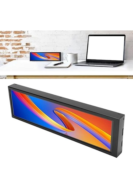 Sıcaklık Ekranı, 8.8 Inç Ikincil Ekran 1920X480 Hd Bilgisayar Sensör Paneli, 178 Derecelik Görüntüleme Açısı ile Net Okunabilir Arayüz Için Dinamik Tema (Kapasitif Dokunmatik Ekran Versiyonu) modelleri