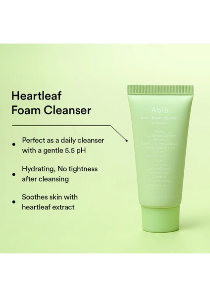 Heartleaf Calming Trial Kit – 4’lü Mini Set (Foam + Toner + Serum + Cream) modelleri