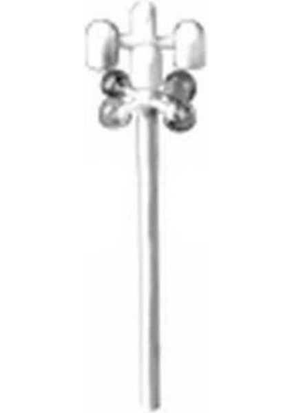 650241 1/50 Ölçek, 4 Lü Projektörlü Park Lambası -Beyaz