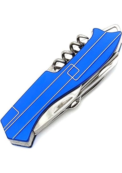 11 Fonksiyonlu Kamp Cep Çakısı Multitool Mavi fırsatları