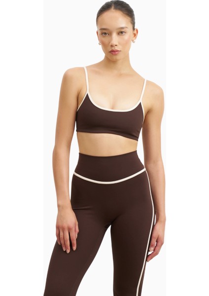 Base Contrast Trim Cami Bra Destekleyici Spor Sütyeni