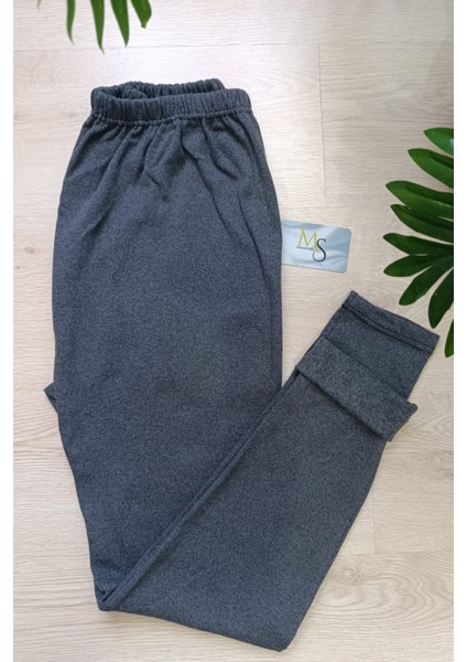 Büyük Beden 4'lü Paket Pamuk Şardonlu Termal Tayt Termal Içlik Kışlık Tayt Füme Renk indirimleri