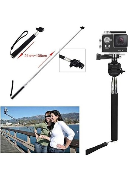 Evrensel Aksiyon Kamerası Aksesuarları Paket Kafası Göğüs Kayışı Montajı/selfie Çubuğu/yüzer El Kavraması Dragon Touch/akaso EK7000 Brave 4 5 6 7 Le V50X/GOPRO Hero 11 10 9 8 7 ile Uyumlu fırsatları