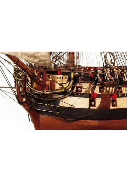 15000 1/70 Ölçek, Montanes, 125 Cm. Yelkenli Ispanyol Savaş Gemisi, Ahşap Model Kiti fırsatları