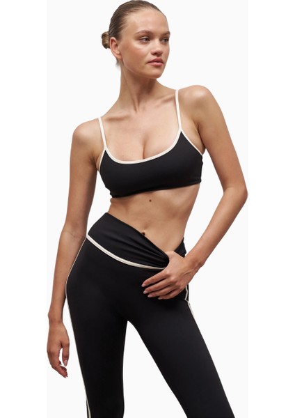 Base Contrast Trim Cami Bra Destekleyici Spor Sütyeni