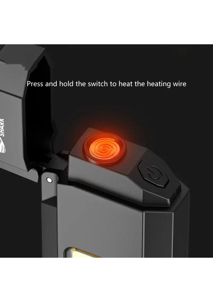 Shark Şarj Edilebilir Güçlü Fenere Sahip Kamp Doğa Hediyelik Çakmak fiyatları