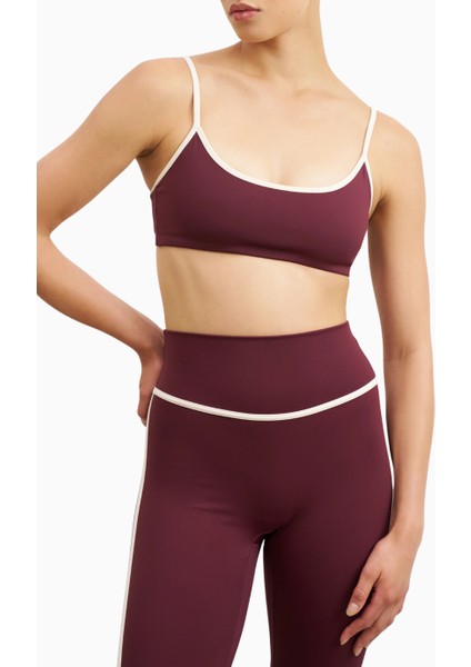 Base Contrast Trim Cami Bra Destekleyici Spor Sütyeni