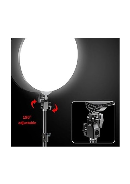 Beyaz LED Aydınlatma Kumandalı Yayıncı Işığı Youtuber Twich Yayın Işığı Ürün Göresel Fotoğraflama Tripodlu Aydınlatma 25CM 10 Inç PF26 (10 Inch - PF26) fırsatları
