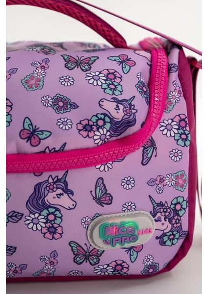 Kids Unicorn Sevimli Kelebek Temalı Kız/erkek Çocuk Beslenme Çantası indirimleri