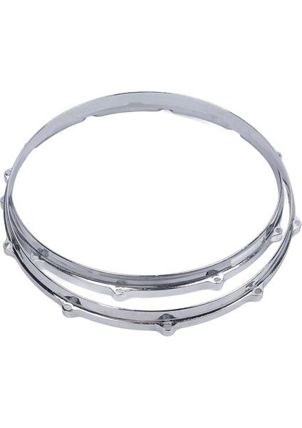 Alaşım Davul Kasnağı, 14 Inç 10 Delikli Davul Çember 10 Pabucu Trampet Çember Kasnak Seti Malzemeleri 2 Adet Seyahat Için 14 Inç Delik