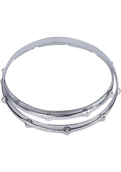 Alaşım Davul Kasnağı, 14 Inç 10 Delikli Davul Çember 10 Pabucu Trampet Çember Kasnak Seti Malzemeleri 2 Adet Seyahat Için 14 Inç Delik fırsatları