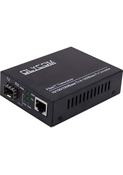 Sfp Fiber Ortam Dönüştürücü Fiber Optik Ağ Optik Dönüştürücü Sfp - Bakır Dönüştürücü Gigabit Ethernet (Sfp Modülü Olmadan)