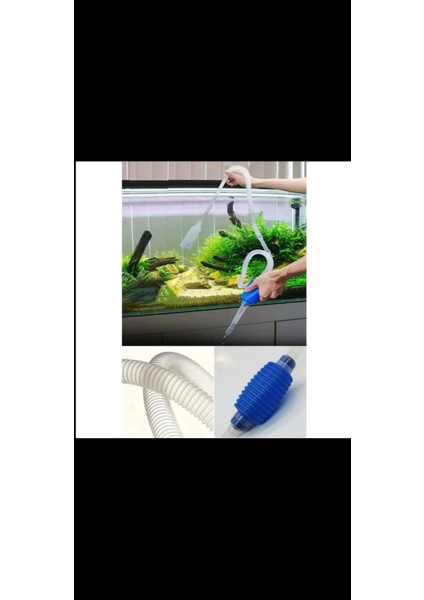 Akvaryum Dip Çekme Sifonu
